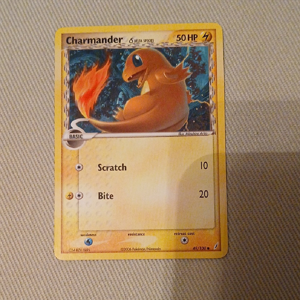 Charmander Pokémon Card